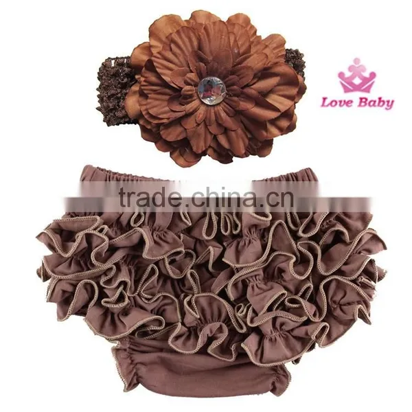 Baby Lace Bloomer Infant Diaper Cover Toddler Clothing Newborn Lace Diaper Cover Underwear Clothes WIth Lace LBS5052509 photo-3
