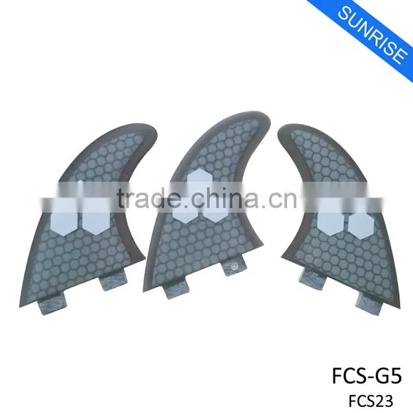 Surfing Quilhas Blue Fiberglass Fin G5 Fiber Fin Surfboard Barbatanas de Surf photo-5