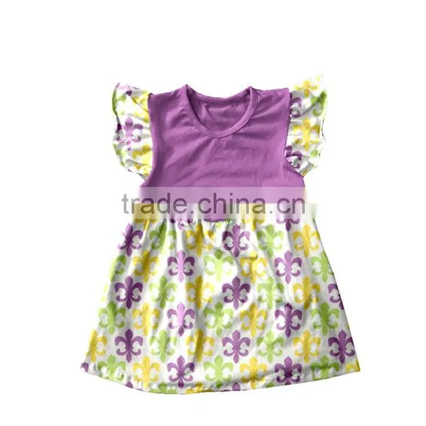 2017 Baby Girls New Design Tunic Cotton Dress Kids Dress Whosale Kids Clothing Shirt