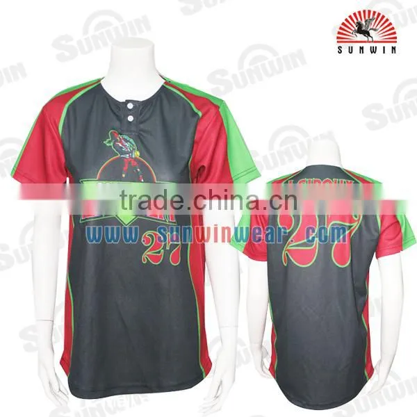 2017 Shenzhen Custom Breathable Baseball Jersey , Sublimated Baseball Shirts Manufacture ,baseball Wear/baseball Jersey Blank photo-2