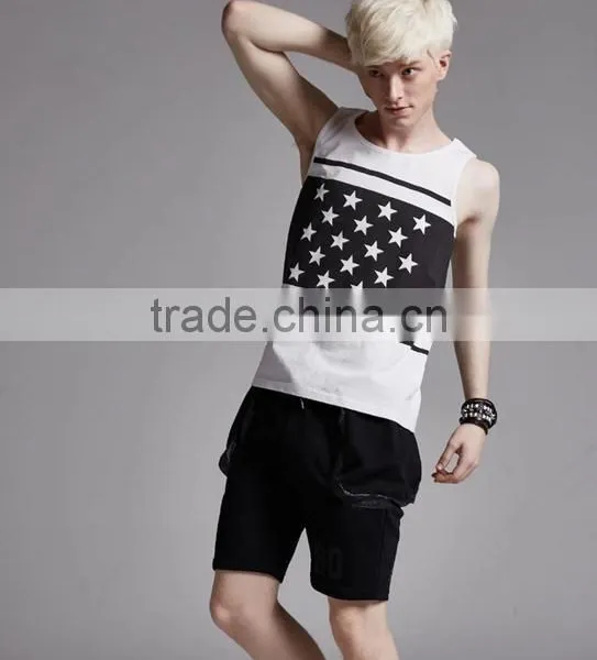 2016 New Fashion Tops Custom Men Printing Tank Top photo-3