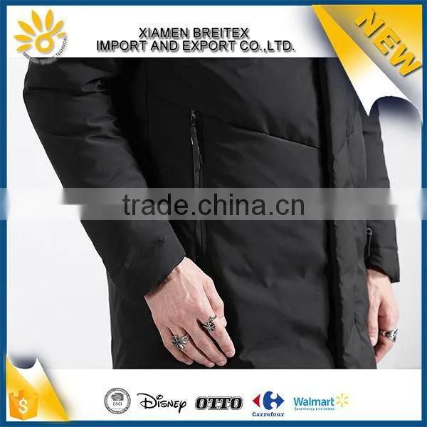 New Arrival Custom Warm Windproof Ligh Weight Long Down Jacket Men photo-3