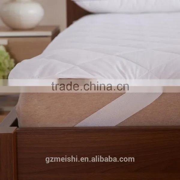5 Stars Hotel 100% Cotton Patchwork Quilted Design Waterproof Mattress Protector Cover photo-2