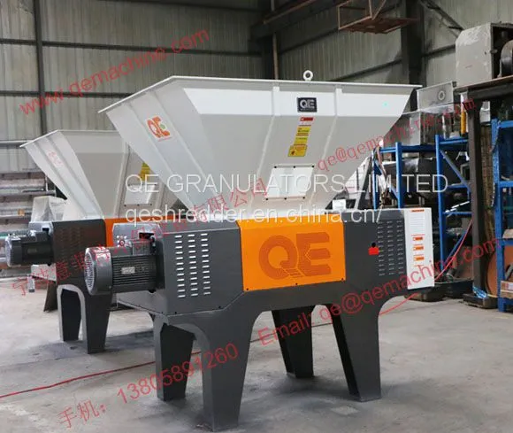 QE Application PET Bottle Drink Bottle Label Bottle Waste Plastic Lump Crusher Film Hard Disk Shredderastic Product Wood