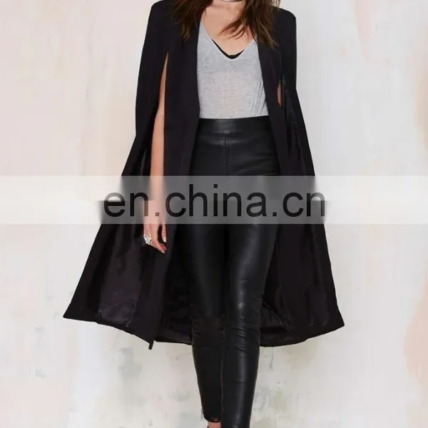 Latest Fashion Jacket Black Long Jacket Women Blazers and Jackers photo-5