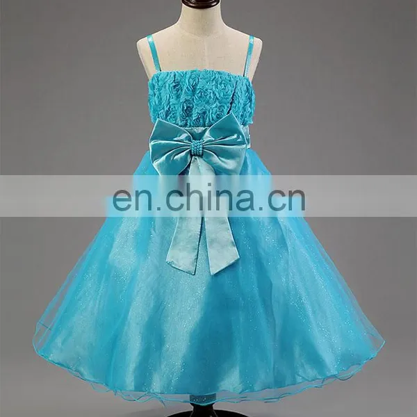 Pompon Skirt Children Frocks Designs Baby Clothes Girls Party Dresses photo-6