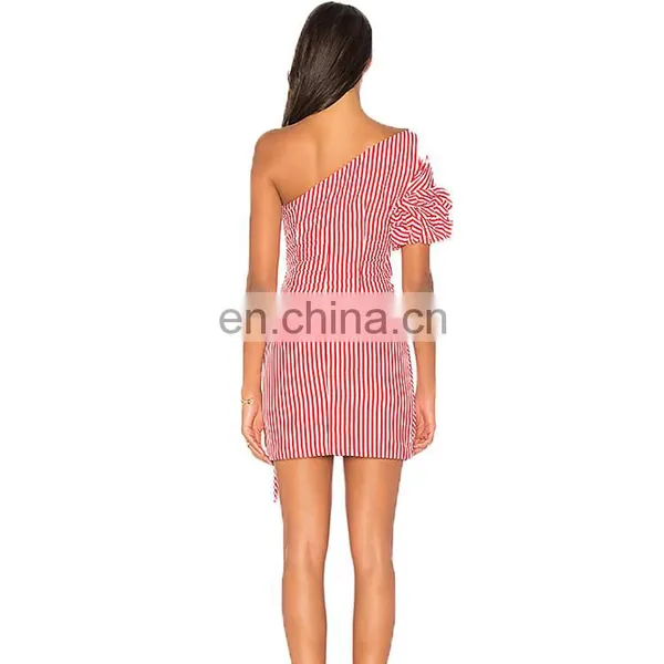 Latest Ladies Clothes Long Sleeve off Shoulder Korea Woman Spring/autumn Mature Sexy Dresses photo-3