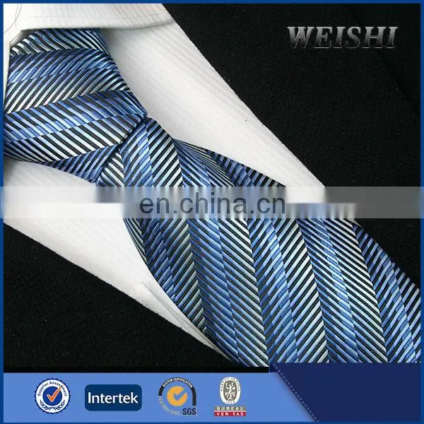 New Classic Striped Jacquard Woven Fashion Men's Tie Necktie photo-5