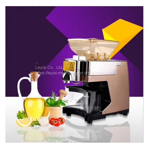 LY-09 High Oil Extraction Rate Long Working Life Mini Sesame Seed Oil Press photo-2