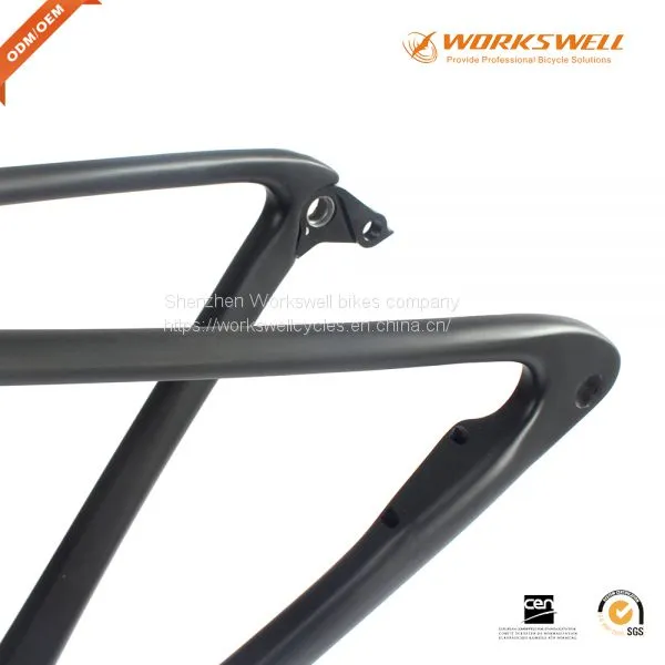 2018 New Design Bicycle Frame Full Carbon Road Bike Frame Super Light 750g photo-5