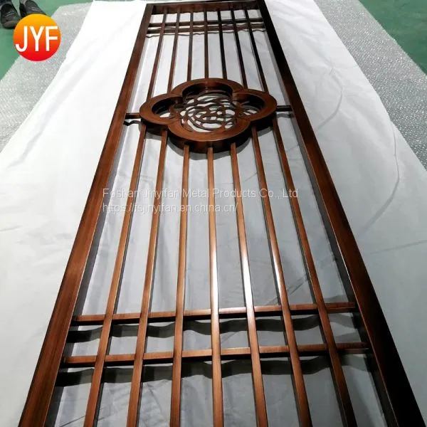 Hotel Laser Cutting Metal Partition Custom Decorative Metal Modern Metal Decorative Partition Screen photo-2
