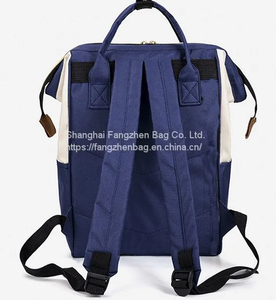 Chinese Manufacturer High Quality Polyester Portable Baby Mommy Diaper Backpack With Stroller Hook photo-2