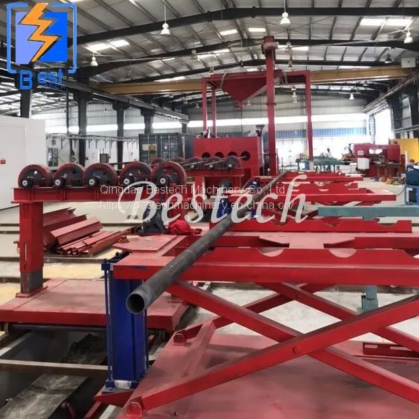 Steel Pipe Internal Surface Sand Blasting Machine photo-4