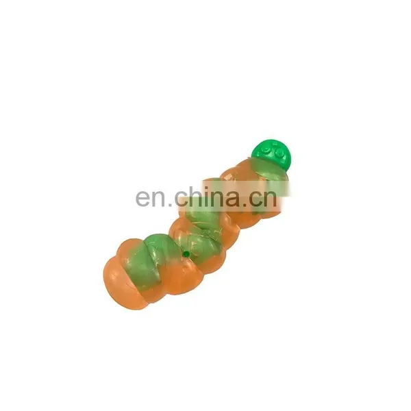 Worm Shape Chew Toy Tough and Durable Pet Toy Grind Teeth Toy photo-4