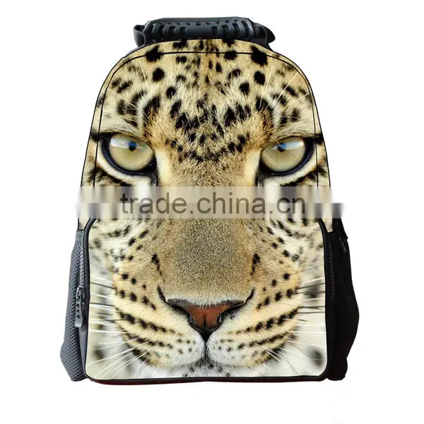 Unisex School Backpack Bags 3D Animal Print Felt Fabric Hiking Daypacks School Backpack Bags 3D Animal photo-2