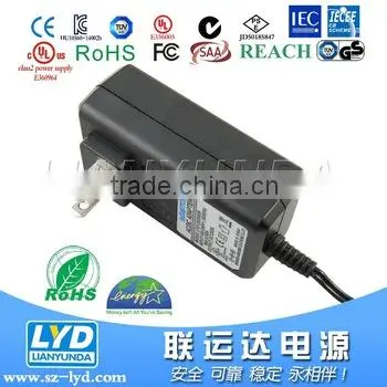 Factory Supply CE ROHS GS UL12v 0.5a Ac/dc Power Adapter