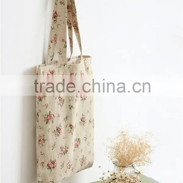 Wholesale Printing Design Linen Shopping Bag photo-3