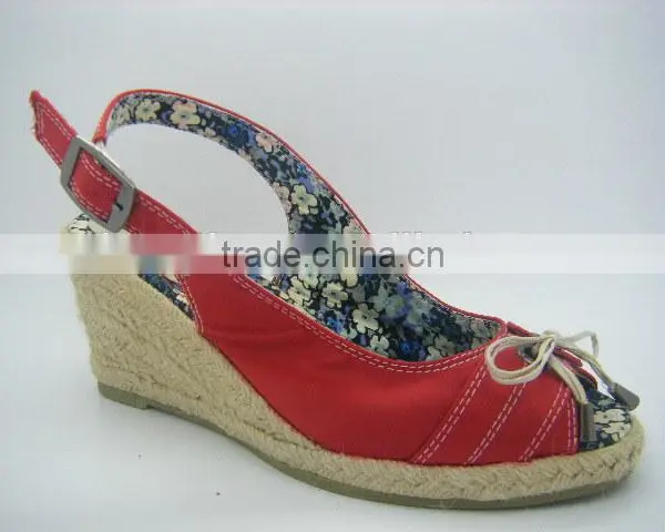 2016 High Heel Wedges Espadrille Women's Casual Shoes photo-4