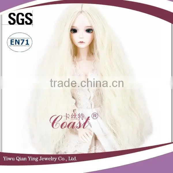 Long Water Wave Grey 1/3 BJD Doll Wigs for Wholesale photo-3