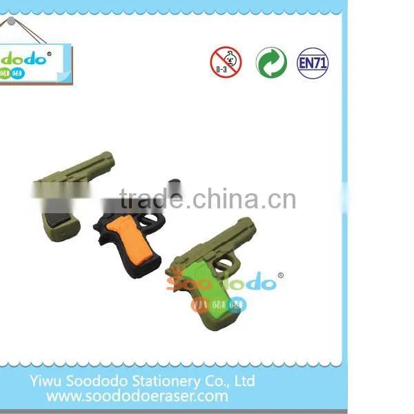 Gun Erasers Promotional Stationery Products