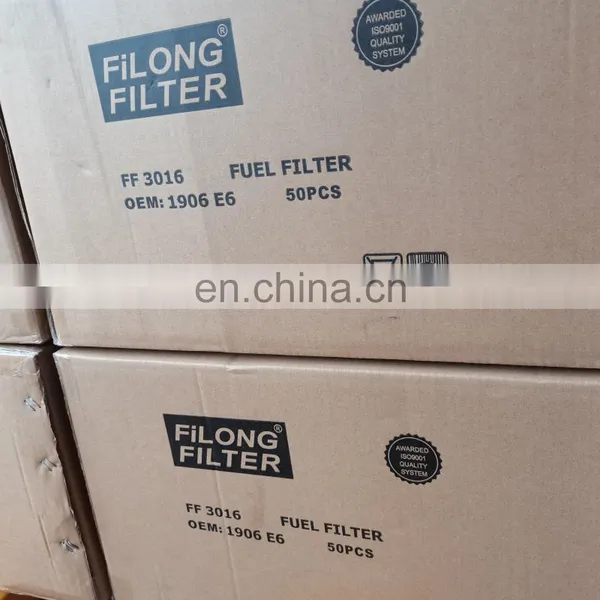 FILONG Manufacturer High Quality Fuel Filter FF-3016 1906E6 WK9034z P11047 H350WK FN292 CS762 ST6507 photo-5