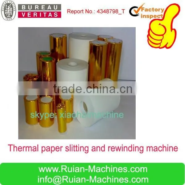 Fax Pos Atm Thermal Paper Slitting Machine