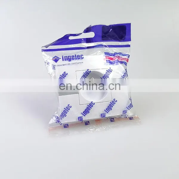 Ingelec High Quality Fashion White Senior Copper Accessories Socket Wall French Standard Socket Factory Wholesale Wall Socket photo-5