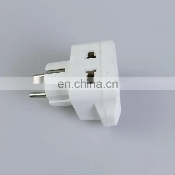 High Quality 2 Pin to Universal Plug Adapter International Travel Home White photo-2