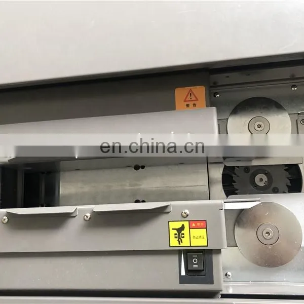 UK5 Semi Automatic Hot Thermal Glue Spine Book Binder, Hotmelt Eva Glue Notebook Binding Machine photo-3