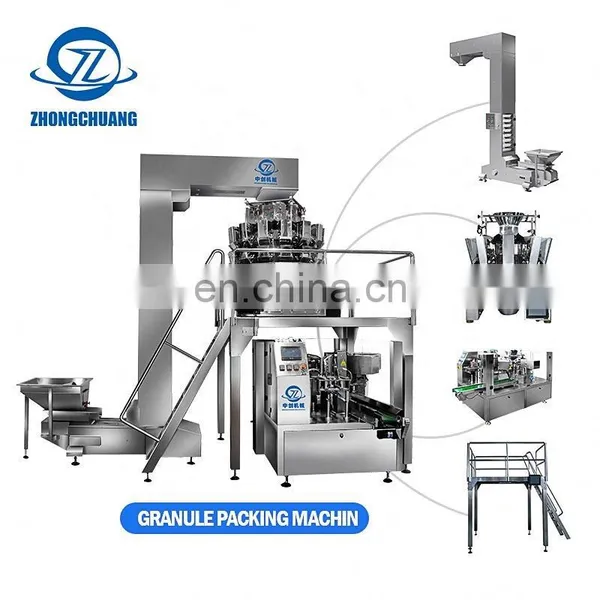 Cookies Making Machines And High Quality Popcorn Automatic Flat Barrier Pouch Meat Packaging Line Machine photo-4
