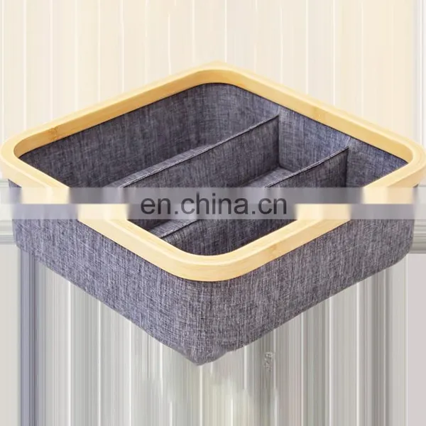 Fabric Children's Bra Underwear Lingerie Socks Divider Organizer Closet Drawer Storage Case Boxes Containers With Compartments photo-3