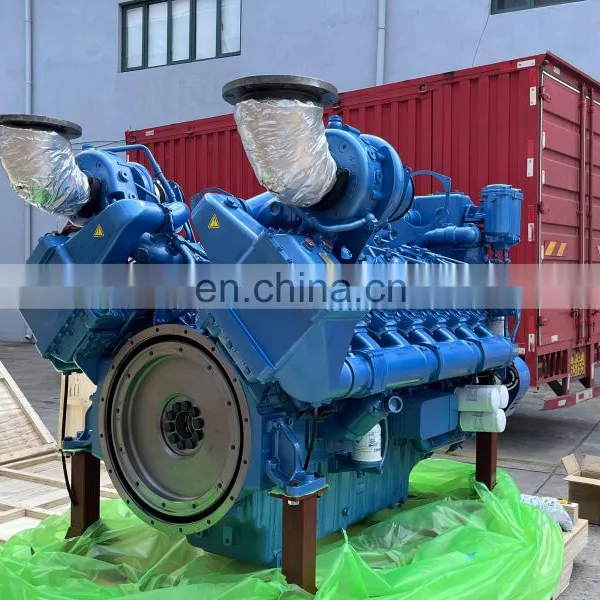 China Manufactory 1104kw/1500hp Weichai Baudouin 12M33 Series 12M33C1500-18 Marine Diesel Engine photo-2