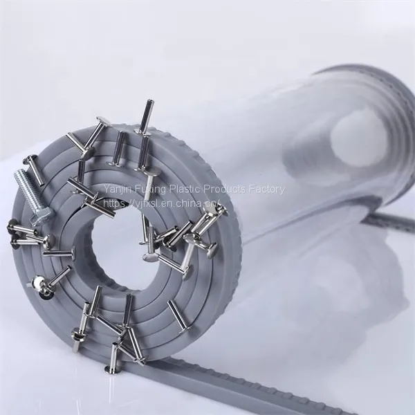Fuxing Super Design 1.7mm Smooth Magnetic Pvc Door Curtain For Door Factory Plastic Curtain