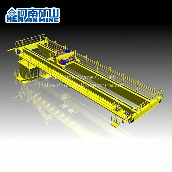 KSQ New Type Double Girder Bridge Crane Winch Trolley for Lifting VFD Configuration photo-3