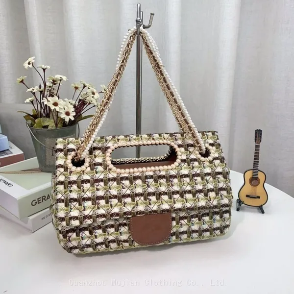 Wholesale Women Designer Bags Luxury Leather Woven Bag Locomotive Bag PU Copy Fashion Women Bag photo-4