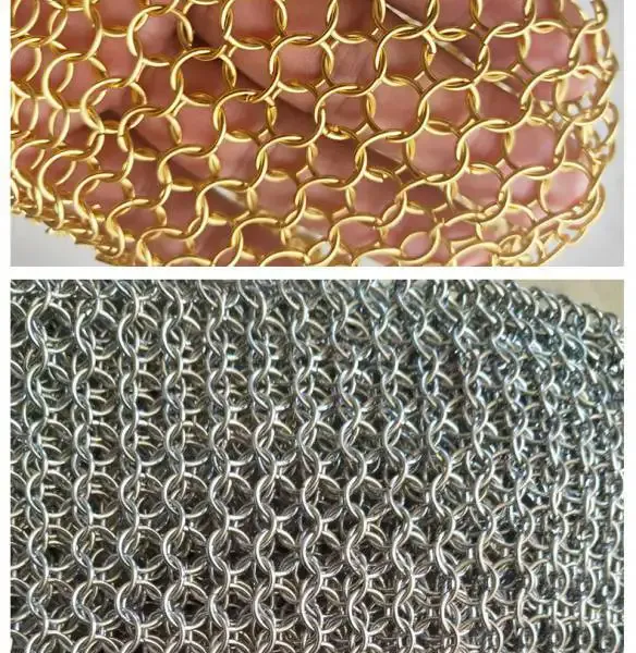 Customized Hot Sale Manufacture Customization Professional Metal Stainless Steel Decorative Woven Wire Mesh Frame Mesh photo-3