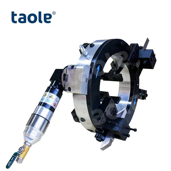 toe-230 external clamping pipe beveling machine, electric pipe beveling machine, pipe beveling surface processing equipment