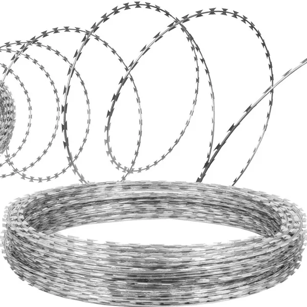 Thickness Razor Wire Panel Three Coil Prison ECO FRIENDLY Barbed Wire Mesh Fence Welded Razor Spiked Wire Mesh photo-4