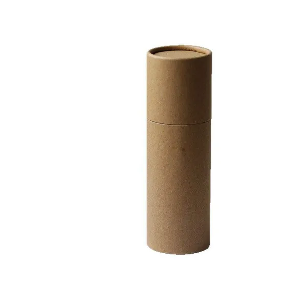 Kraft Rigid Cylinder Paper Box for Essential Oil photo-2