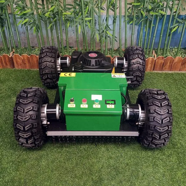 Household Intelligent Wireless Radio Control Mower Trimmer Machine With Motor & Gear Loncin 224cc Engine for Lawn Care photo-6