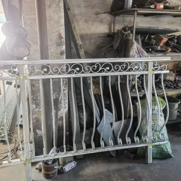 Wrought Iron Railing Balcony Handrail Balustrades Iron Fence Panel Aluminum Fence Design China