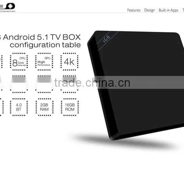 I68 XBMC Kodi RK3368 Android TV Box 5.1 2Gb Ram 16GB Rom H.265 2.4G&5G Dual Wifi 4K Mini PC Octa Core Quality Choice Most Popul photo-4