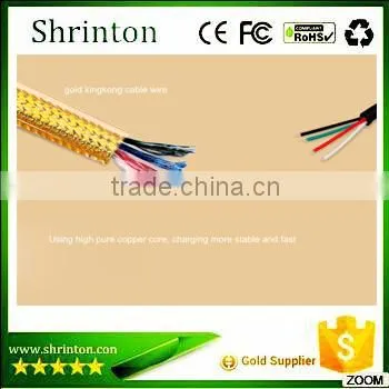 Popular Super Speed Golden Remax Micro USB Data Cable photo-3