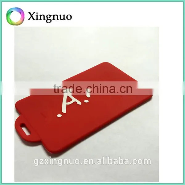 3d Customzied Embossed Soft Silicone Luggage Tag photo-5