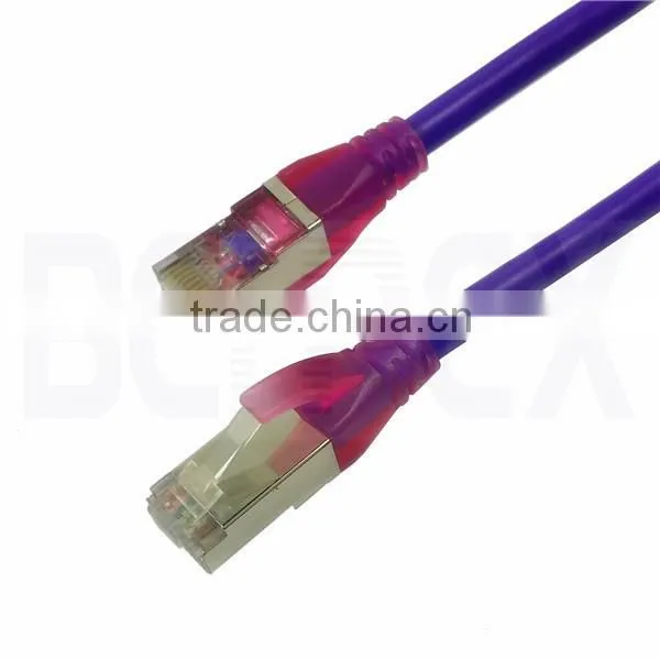 Jumper Cable RJ45 Flat Lan Cable SSTP CAT6a Patch Cord photo-2