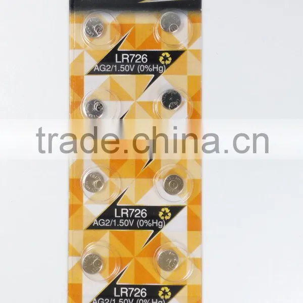 LR60/364/LR621 1.5V Alkaline Zinc Manganese Button Cell AG1 LR621 Battery