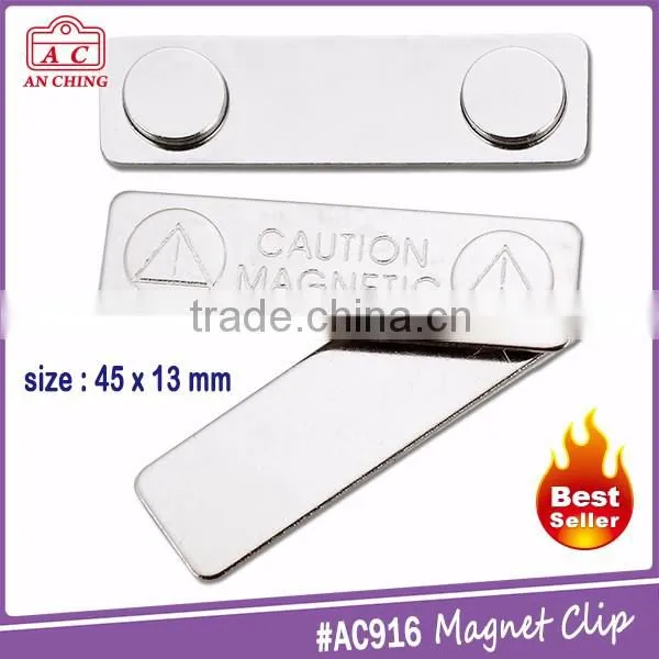 High Quality Name Magnet Badge With Plastic Housing 33x11mm photo-2