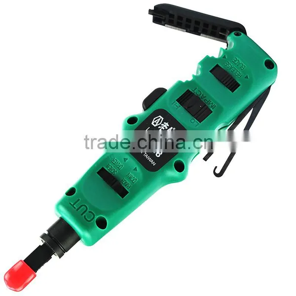 Cable Impact Punch Down Tool Wire Stripping Knives Mini Utility Portable Network Punch Down Tool for 110 88 Modules photo-3