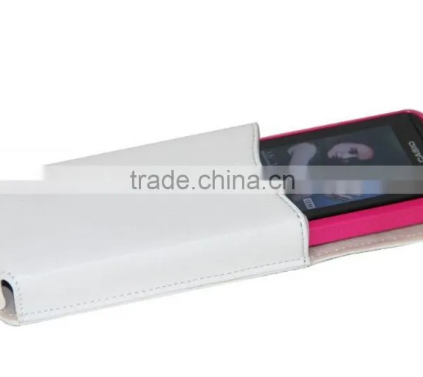 New Factory Custom Vertical Protective White Synthetic Leather Camera Case photo-4