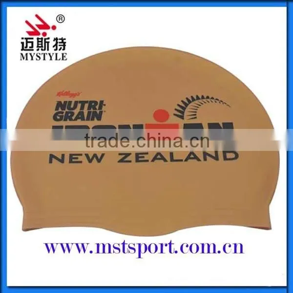 National Race Swimming Cap Silicone Fish photo-3